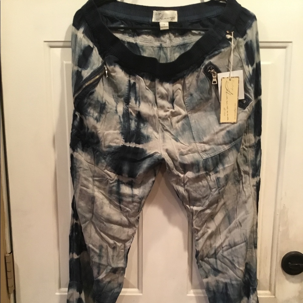 Vintage Havana Indigo Tie-Dye Jogger Pants